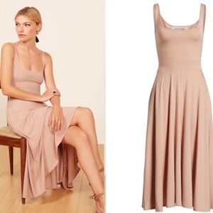 Elegant blush pink Sleeveless Dress
